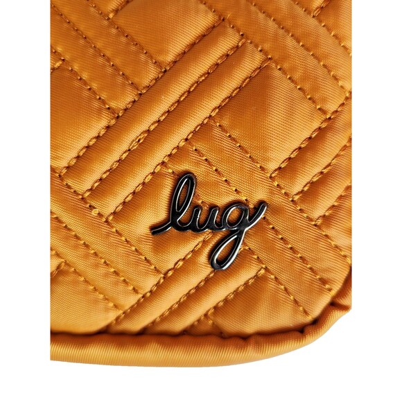 LUG Amber Yellow Coupe XL Convertible Crossbody Hip Belt Bag Shoulder RFID - Picture 3 of 16